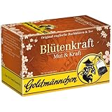 Goldmännchen Bachblüten Tee Blütenkraft Mut & Kraft, Blütentee, 20 einzeln versiegelte Teebeutel