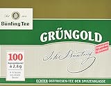 Bünting Tee Grüngold Echter Ostfriesentee 100 x 2.8 g Beutel, 5er Pack (5 x 280 g)