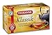 Teekanne Klassik Schwarztee 20 Beutel, 4er Pack (4 x 35 g Packung)