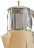 Mulex 290078 Samowar / Tee-Express / Wasserkocher beige mit Glaskanne - 2