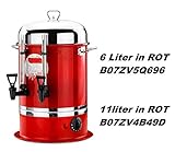 Teemaschine Samowar 3,5L +1L Teekanne Teeautomat Teekocher Teebereiter Tee - 3