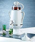 PEARL Samovar: Samowar-Teebereiter mit Glas-Teekanne, 2.200 Watt, 3,5 und 0,5 Liter (Teekanne Warmhaltefunktion) - 2