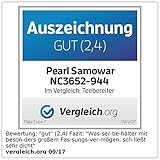 PEARL Samovar: Samowar-Teebereiter mit Glas-Teekanne, 2.200 Watt, 3,5 und 0,5 Liter (Teekanne Warmhaltefunktion) - 5