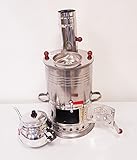 Zarif Holzkohle Samowar Semaver Camping Kochen Herd Lagerfeuer Grill odunlu Semaver - 3