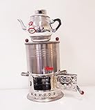 Zarif Holzkohle Samowar Semaver Camping Kochen Herd Lagerfeuer Grill odunlu Semaver - 2