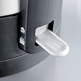 Korkmaz Demkolik Electrical Tea Pot Set/Caymatik / A359 Teekocher, Edelstahl, schwarz, 10 x 9,5 x 8,5 cm, 4-Einheiten - 3